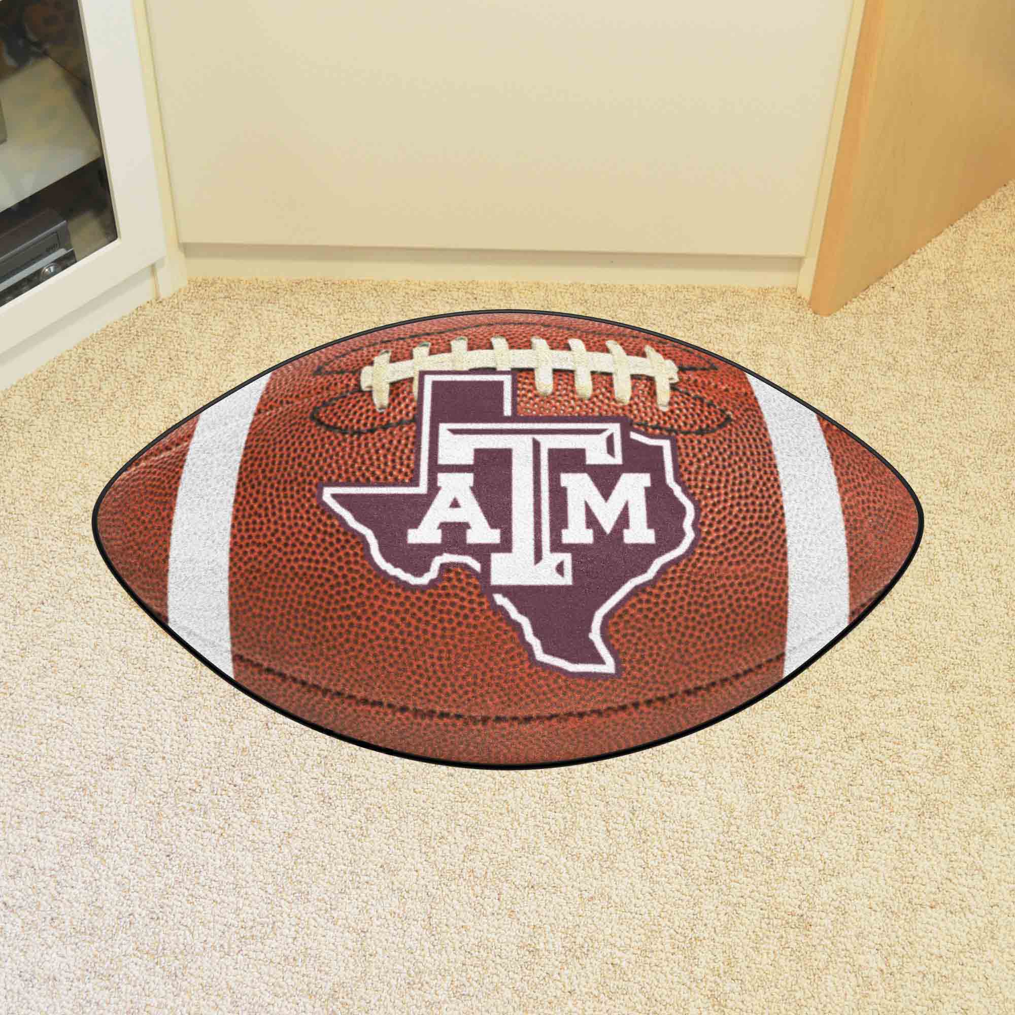 Texas A&M Aggies Football Rug - 20.5in. x 32.5in.
