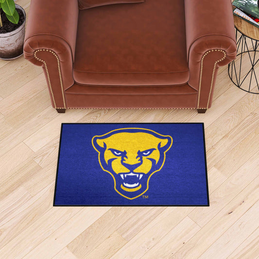 Pitt Panthers Starter Mat Accent Rug, Panther Logo - 19in. x 30in. - Pitt