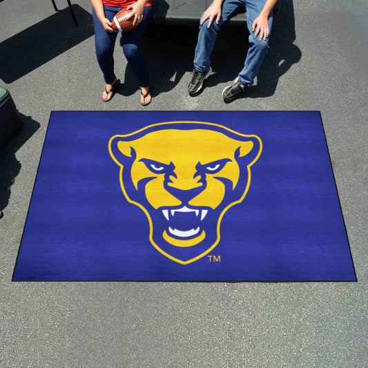 Pitt Panthers Ulti-Mat Rug, Panther Logo - 5ft. x 8ft. - Pitt