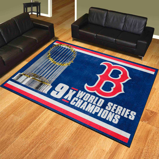 Boston Red Sox Dynasty 8ft. x 10 ft. Plush Area Rug - Boston Red Sox