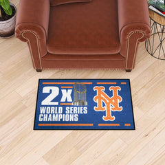 New York Mets Dynasty Starter Mat Accent Rug - 19in. x 30in. - New York Mets