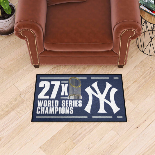 New York Yankees Dynasty Starter Mat Accent Rug - 19in. x 30in. - New York Yankees
