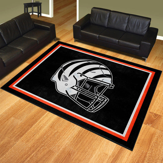 Cincinnati Bengals 8ft. x 10 ft. Plush Area Rug - Cincinnati Bengals