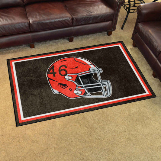 Cleveland Browns 4ft. x 6ft. Plush Area Rug - Cleveland Browns
