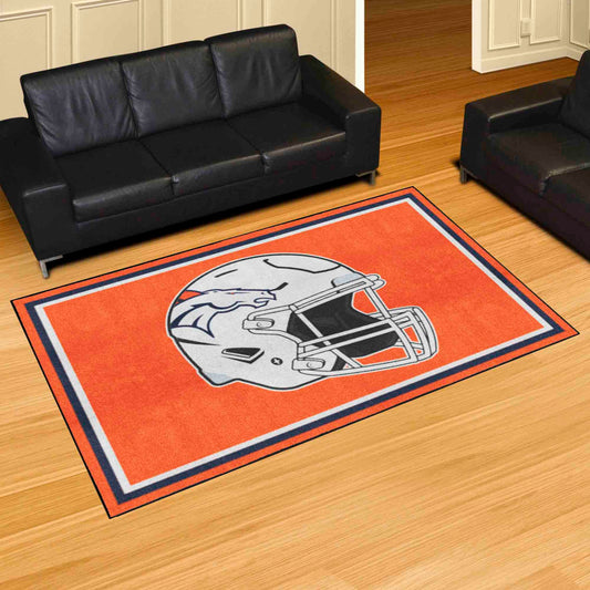 Denver Broncos 5ft. x 8 ft. Plush Area Rug - Denver Broncos