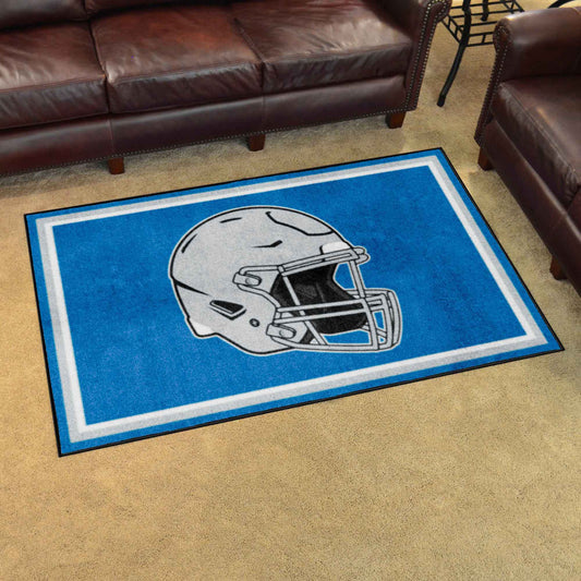 Detroit Lions 4ft. x 6ft. Plush Area Rug - Detroit Lions