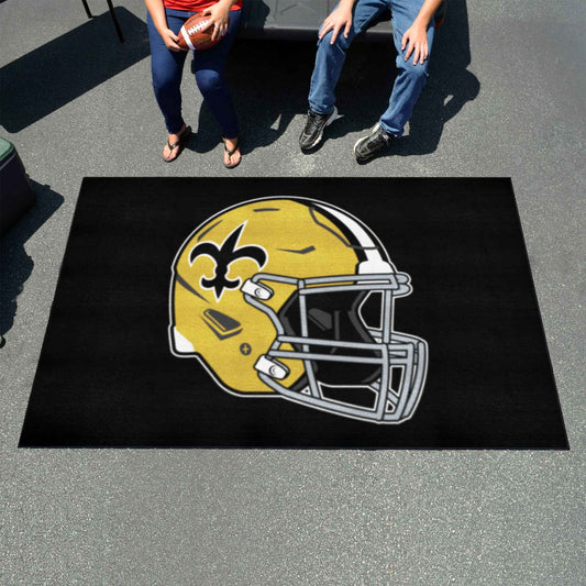 New Orleans Saints Ulti-Mat Rug - 5ft. x 8ft. - New Orleans Saints