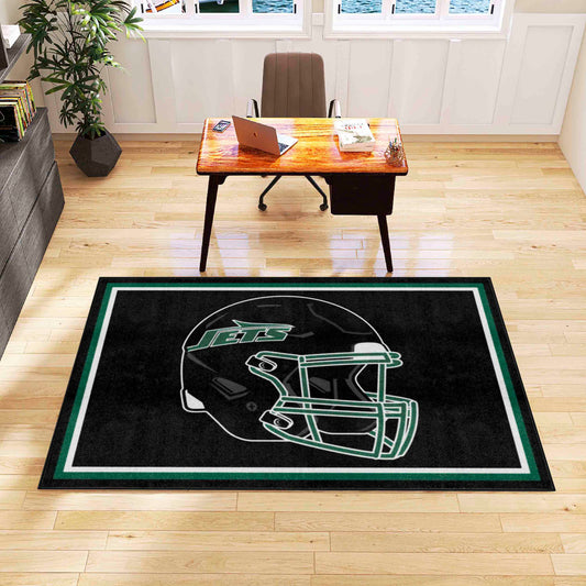 New York Jets 5ft. x 8 ft. Plush Area Rug - New York Jets