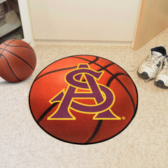 Arizona State Sun Devils Basketball Rug - 27in. Diameter - Arizona State