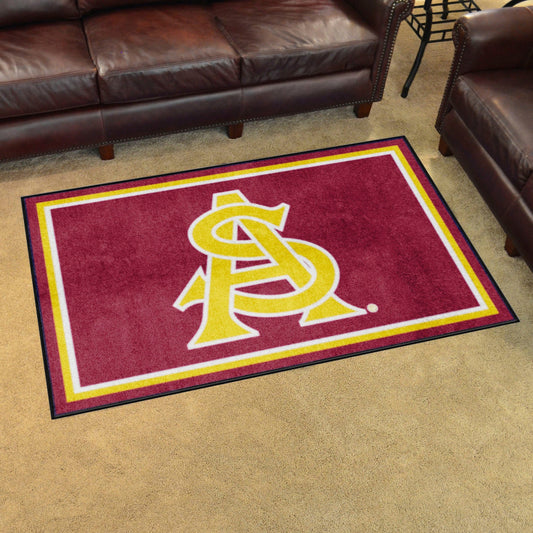 Arizona State Sun Devils 4ft. x 6ft. Plush Area Rug - Arizona State