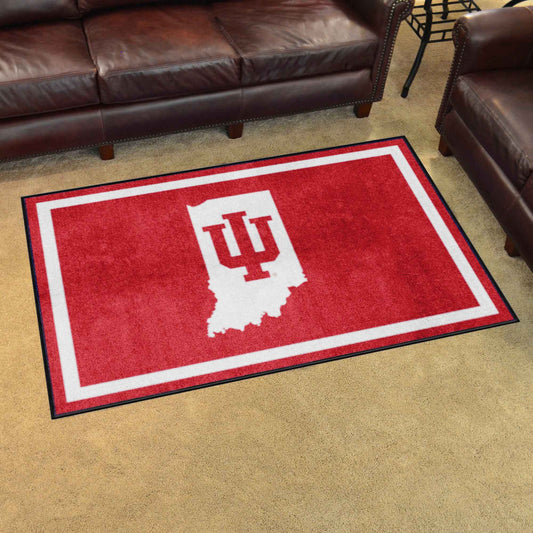 Indiana Hooisers 4ft. x 6ft. Plush Area Rug - Indiana