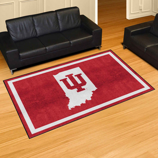 Indiana Hooisers 5ft. x 8 ft. Plush Area Rug - Indiana