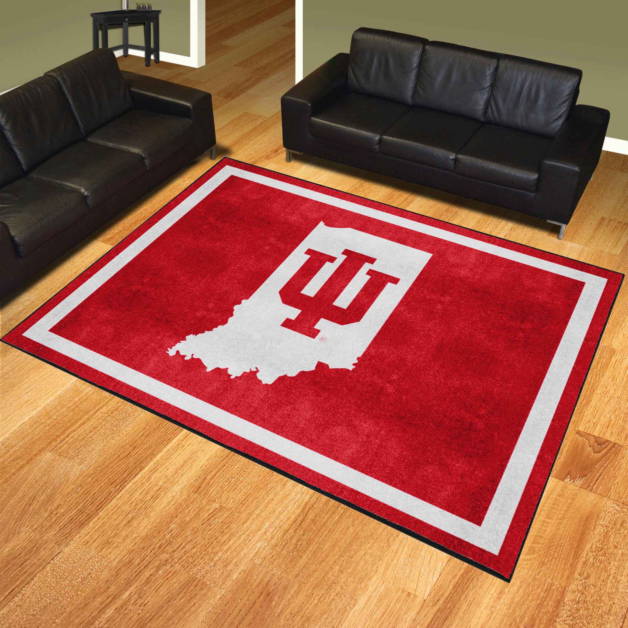 Indiana Hooisers 8ft. x 10 ft. Plush Area Rug - Indiana