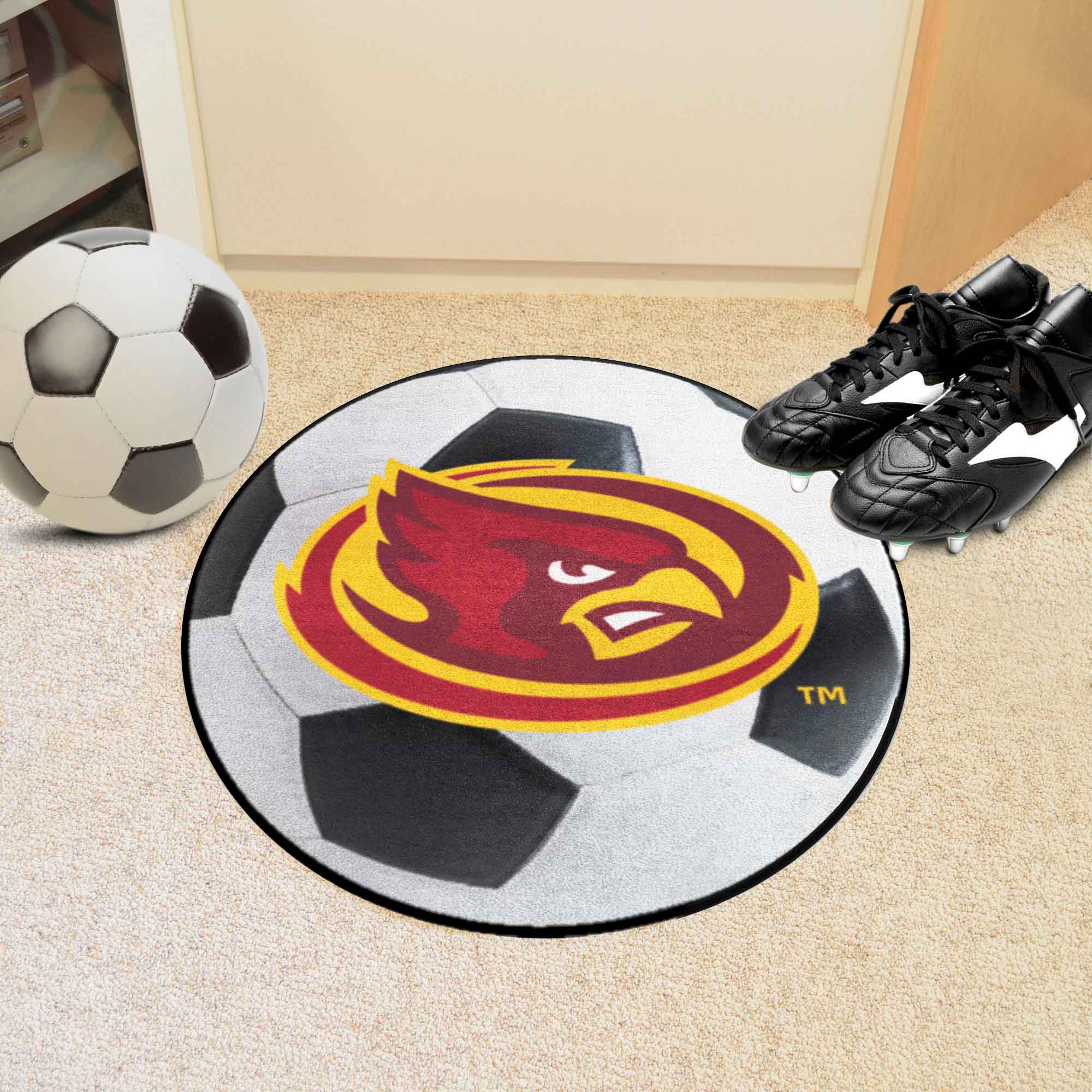 Iowa State Cyclones Soccer Ball Rug - 27in. Diameter - Iowa State