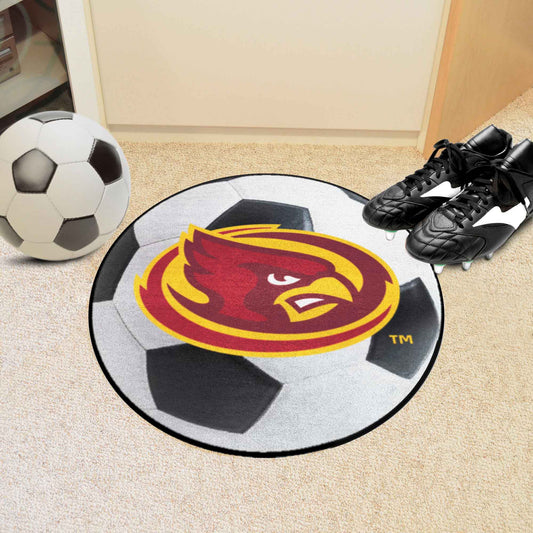 Iowa State Cyclones Soccer Ball Rug - 27in. Diameter - Iowa State