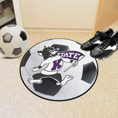 Kansas State Wildcats Soccer Ball Rug - 27in. Diameter - Kansas State