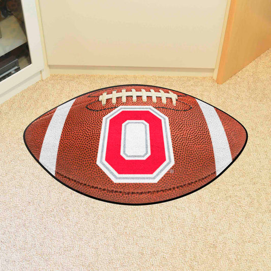 Ohio State Buckeyes Football Rug - 20.5in. x 32.5in. - Ohio State