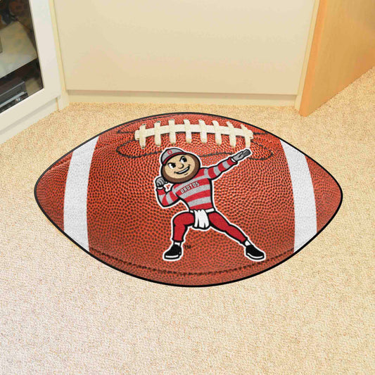 Ohio State Buckeyes Football Rug - 20.5in. x 32.5in. - Ohio State