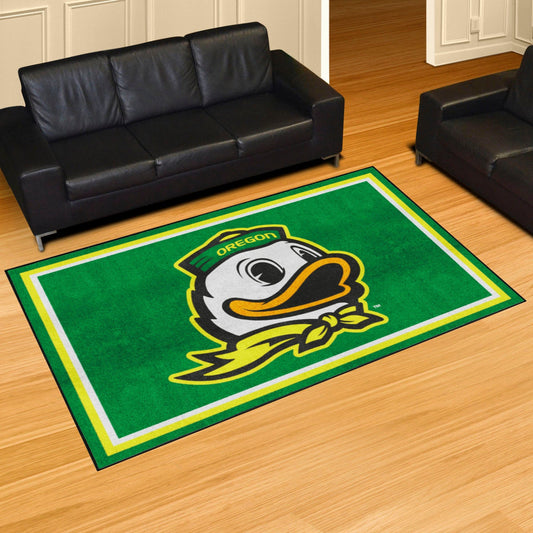 Oregon Ducks 5ft. x 8 ft. Plush Area Rug - Oregon