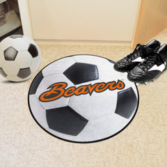 Oregon State Beavers Soccer Ball Rug - 27in. Diameter - Oregon State