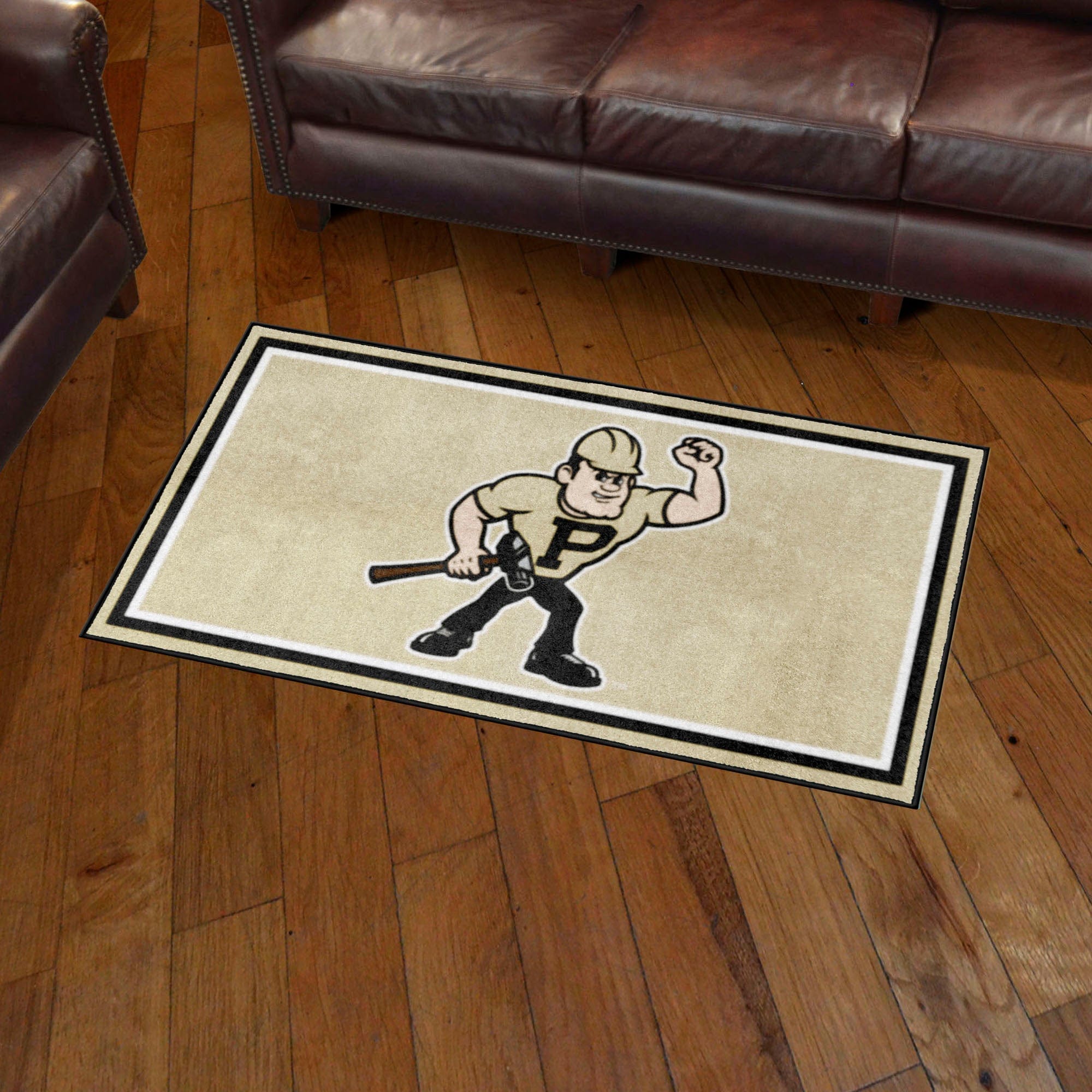 Purdue Boilermakers 3ft. x 5ft. Plush Area Rug - Purdue