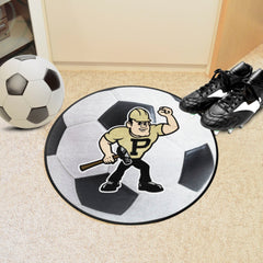 Purdue Boilermakers Soccer Ball Rug - 27in. Diameter - Purdue