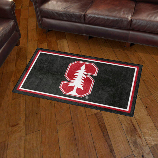 Stanford Cardinal 3ft. x 5ft. Plush Area Rug