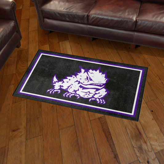 TCU Horned Frogs 3ft. x 5ft. Plush Area Rug