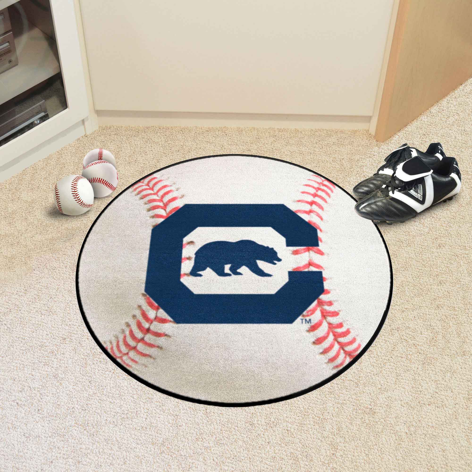 Cal Golden Bears Baseball Rug - 27in. Diameter - Cal