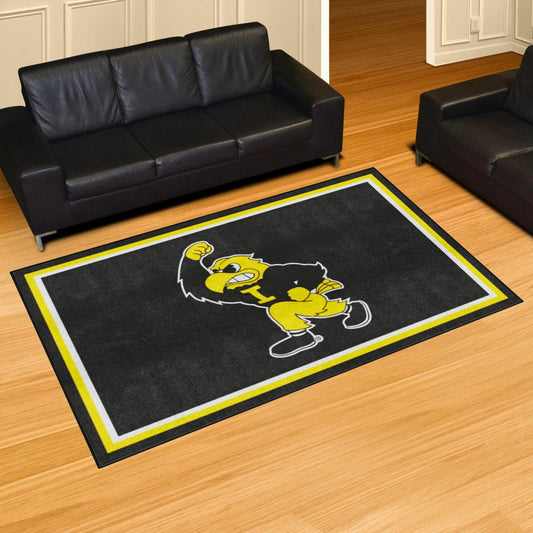 Iowa Hawkeyes 5ft. x 8 ft. Plush Area Rug - Iowa