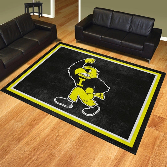 Iowa Hawkeyes 8ft. x 10 ft. Plush Area Rug - Iowa