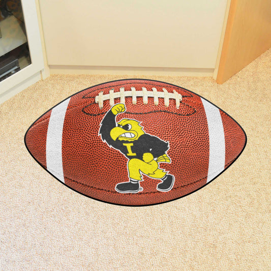 Iowa Hawkeyes  Football Rug - 20.5in. x 32.5in. - Iowa