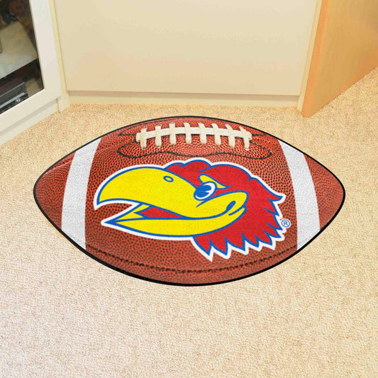 Kansas Jayhawks Football Rug - 20.5in. x 32.5in. - Kansas