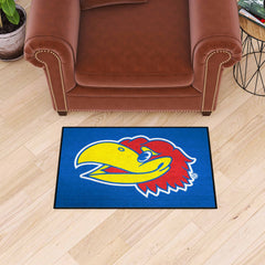 Kansas Jayhawks Starter Mat Accent Rug - 19in. x 30in. - Kansas