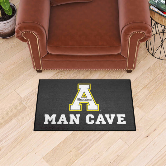 Appalachian State Mountaineers Man Cave Starter Mat Accent Rug - 19in. x 30in. - Appalachian State