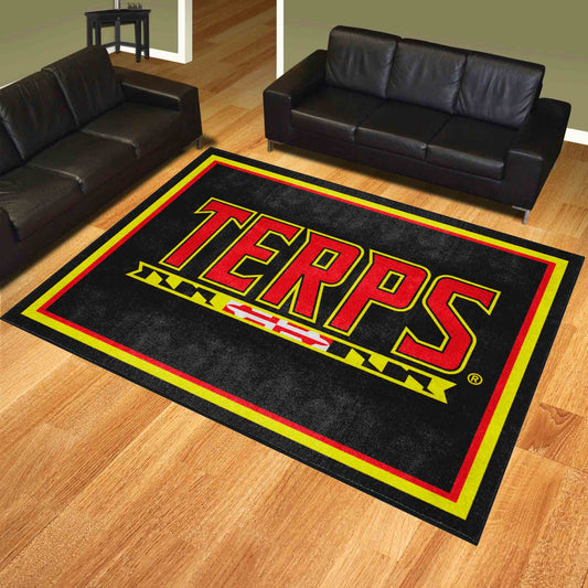 Maryland Terrapins 8ft. x 10 ft. Plush Area Rug - Maryland