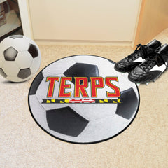 Maryland Terrapins Soccer Ball Rug - 27in. Diameter - Maryland
