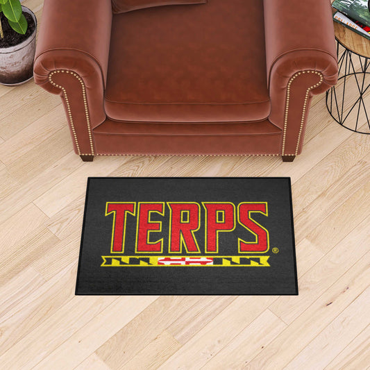 Maryland Terrapins Starter Mat Accent Rug - 19in. x 30in. - Maryland