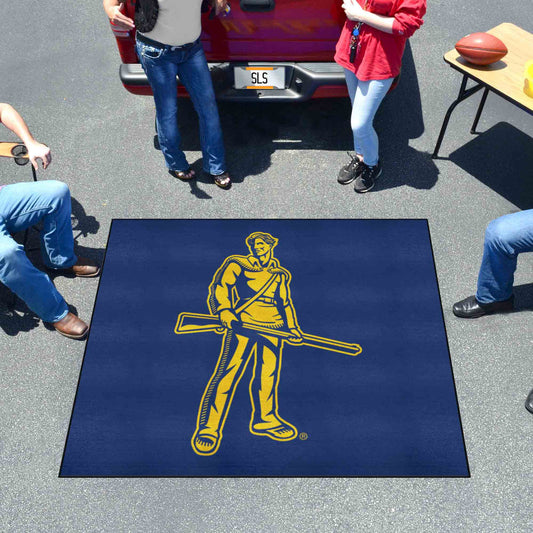 West Virginia Mountaineers Soccer Ball Rug - 27in. Diameter
