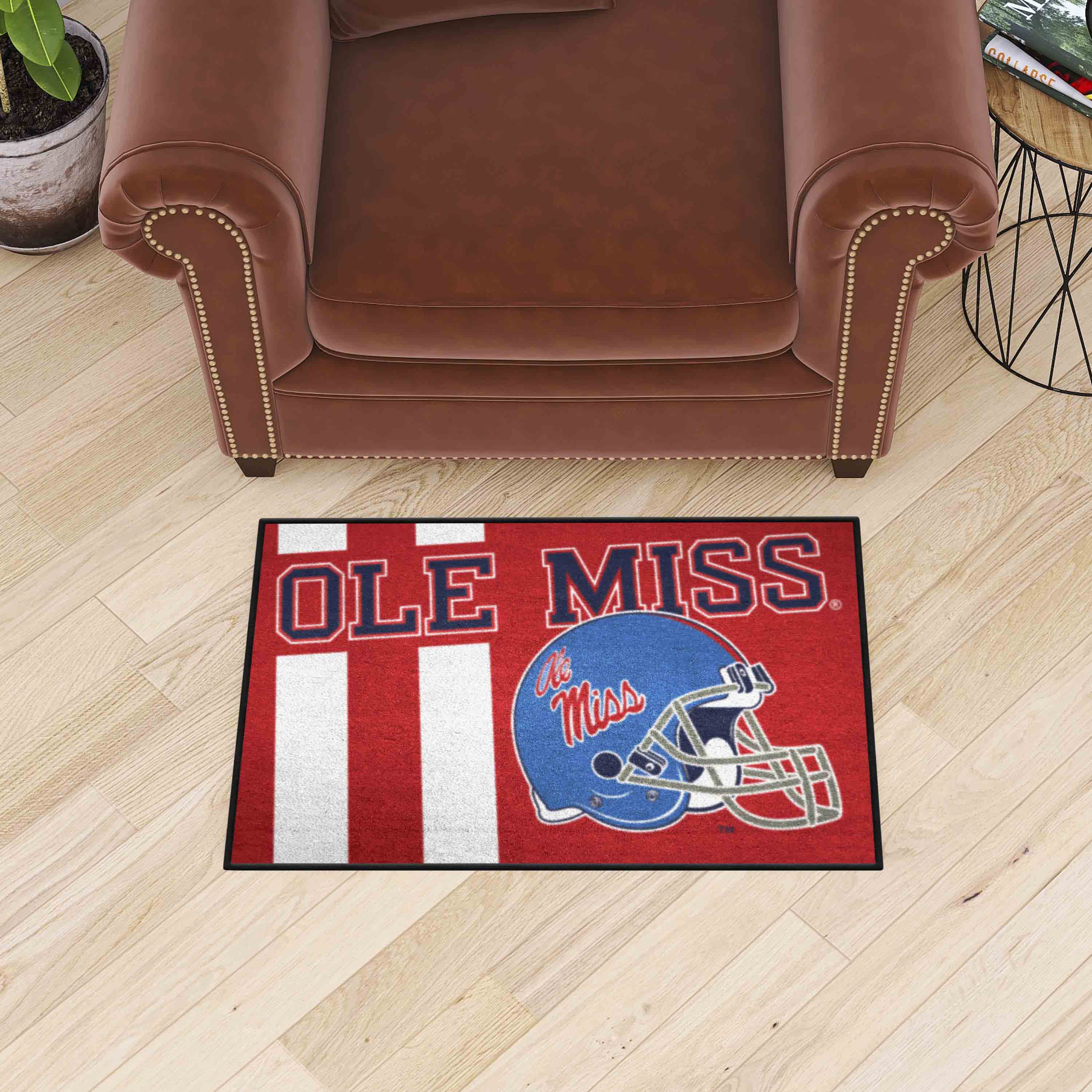 Ole Miss Rebels Starter Mat Accent Rug - 19in. x 30in. - Ole Miss