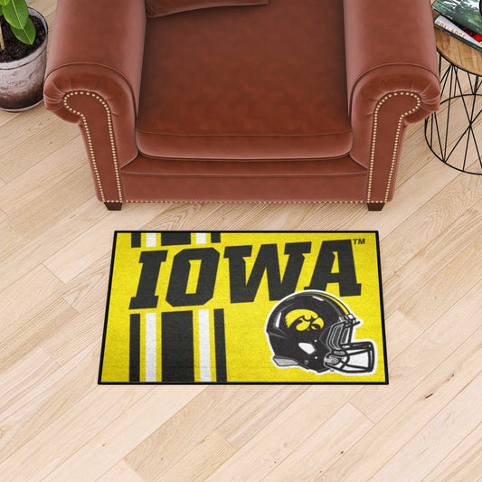 Iowa Hawkeyes Starter Mat Accent Rug - 19in. x 30in. - Iowa