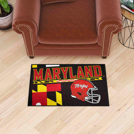 Maryland Terrapins Starter Mat Accent Rug - 19in. x 30in. - Maryland