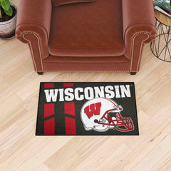 Wisconsin Badgers Starter Mat Accent Rug - 19in. x 30in.