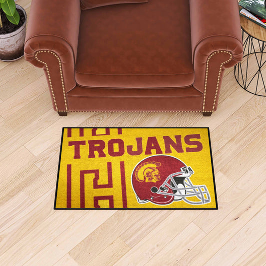 Southern California Trojans Starter Mat Accent Rug - 19in. x 30in., Uniform Design