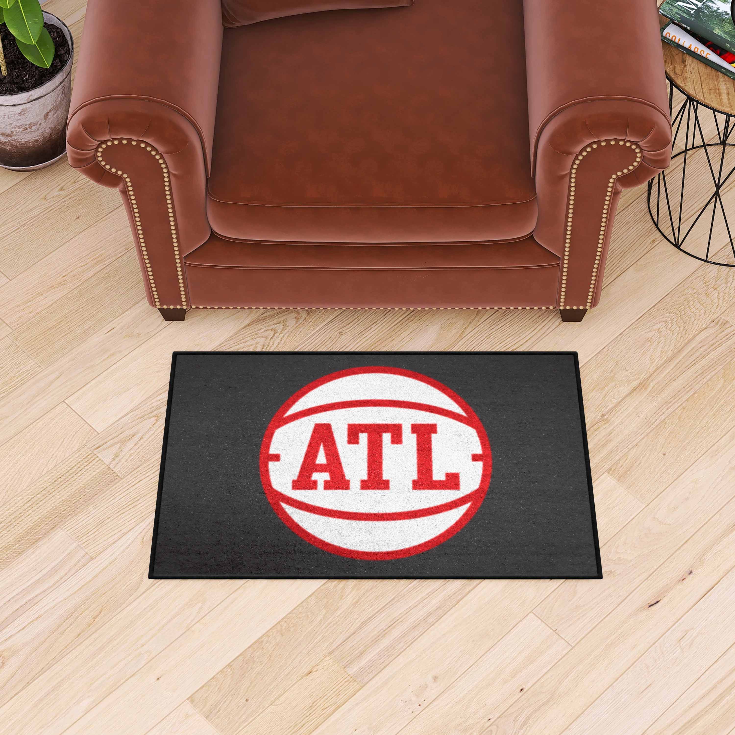 Atlanta Hawks Starter Mat Accent Rug - 19in. x 30in. - Atlanta Hawks