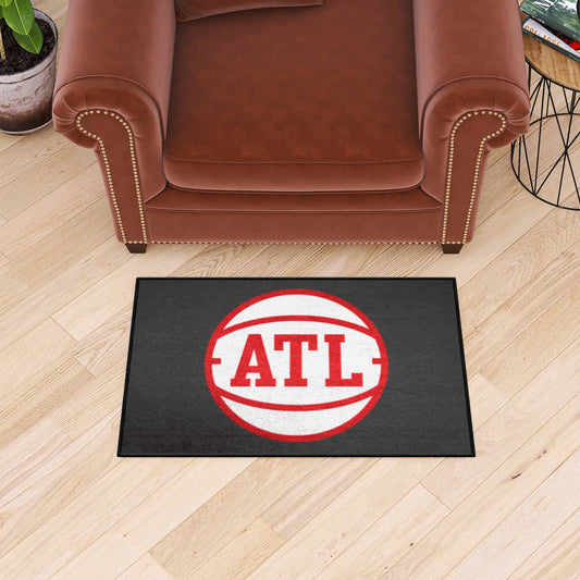 Atlanta Hawks Starter Mat Accent Rug - 19in. x 30in. - Atlanta Hawks