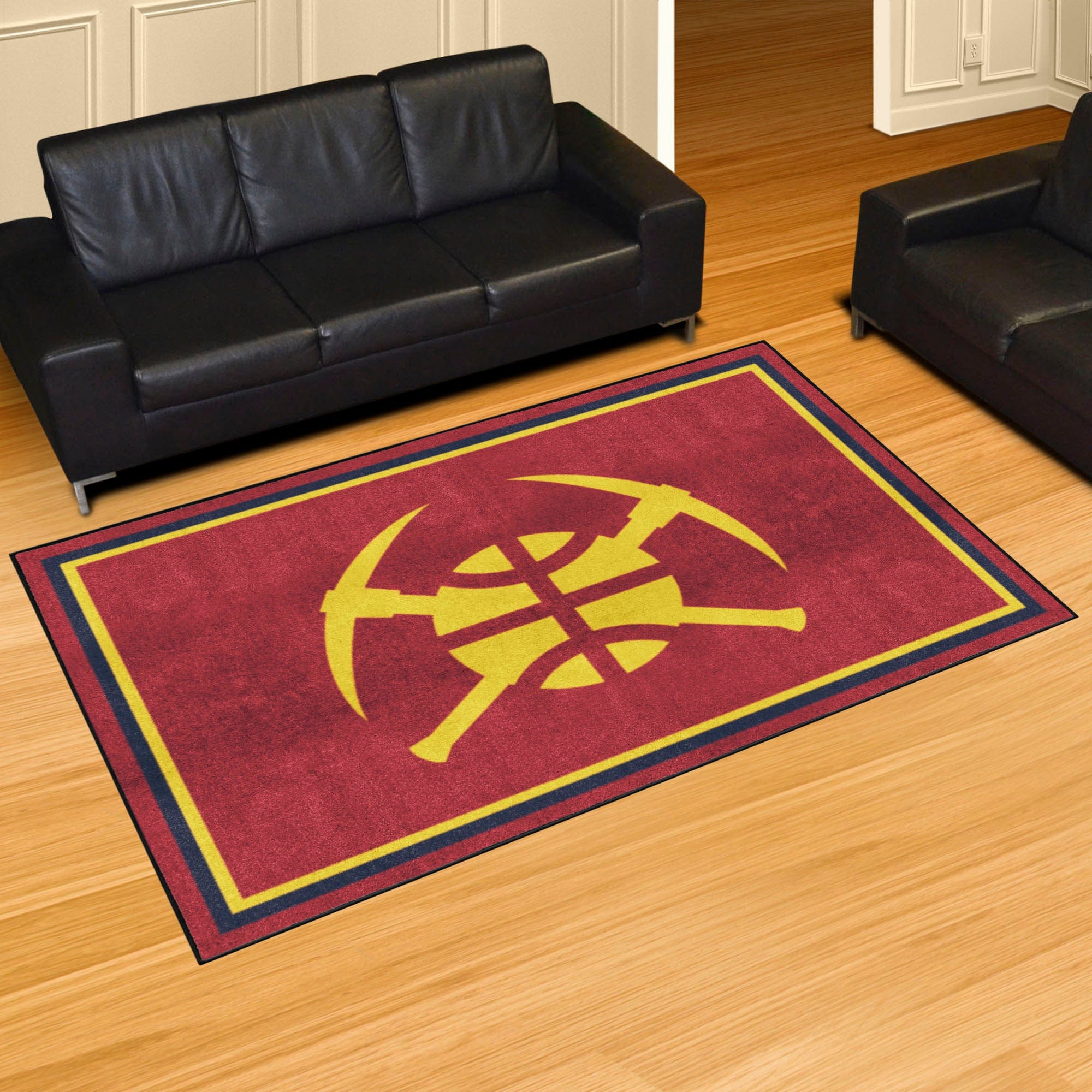 Denver Nuggets 5ft. x 8 ft. Plush Area Rug - Denver Nuggets
