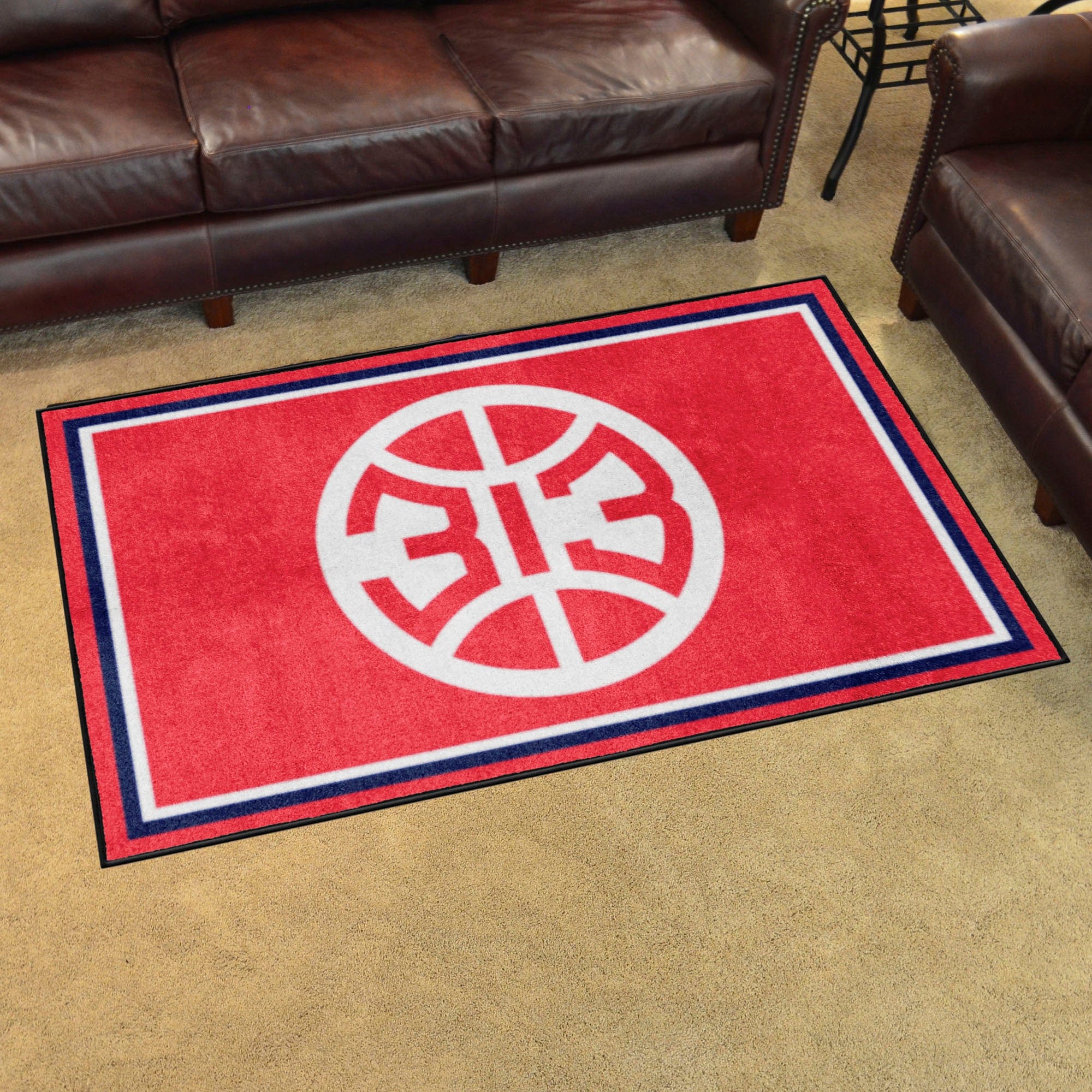 Detroit Pistons 4ft. x 6ft. Plush Area Rug - Detroit Pistons
