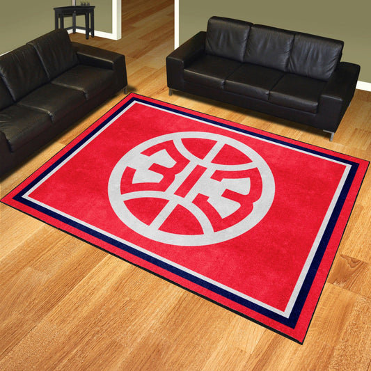 Detroit Pistons 8ft. x 10 ft. Plush Area Rug - Detroit Pistons