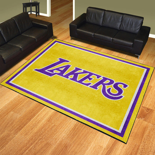 Los Angeles Lakers 8ft. x 10 ft. Plush Area Rug - Los Angeles Lakers